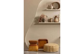 Be Pure :: Stolik Shoal ceramiczny wys. 53 cm pomarańczowy