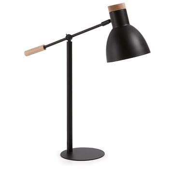 Metalowa lampa biurkowa Scarlett czarna