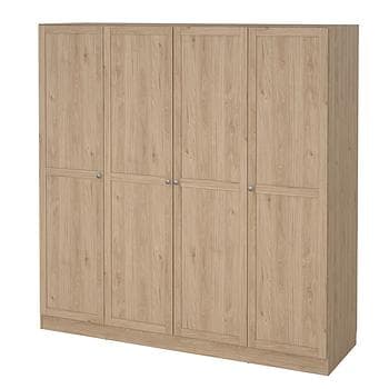 Szafa Billund 4 drzwiowa, 195 x 61 x 200 cm, jackson hickory