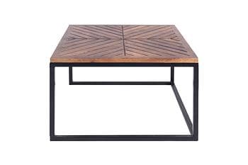 TABLE4U :: Drewniany stolik kawowy Hog Jodła 60x60x40 - kolor bursztyn