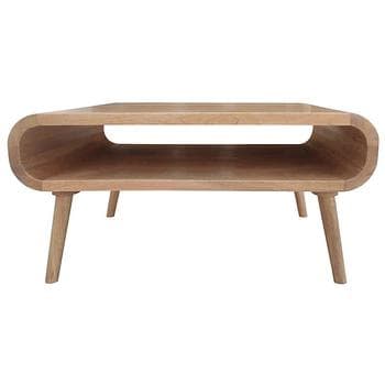 TABLE4U :: Stolik drewniany Gubbe karmelowy 80x80 cm