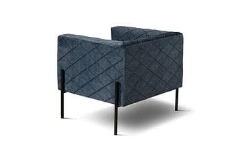 Nordic Line :: Fotel tapicerowany Block niebieski 85x76x79 cm